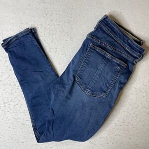 rag & bone Cate Mid-Rise Ankle Skinny Jeans Blue‎ Size 30 Made in USA